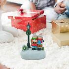 Lighted Christmas Table Decoration Micro Landscape Light up Streetlight for
