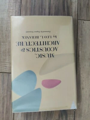 Autographed copy MUSIC, ACOUSTICS AND ARCHITECTURE By Leo L. Beranek - Hardcover - Image 1 of 4