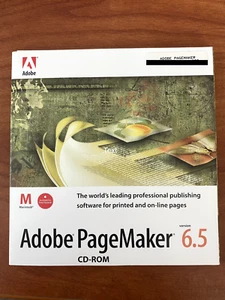 Adobe PageMaker Plus 6.5 CD ROM for Mac 1996 with Case unknown Serial - Picture 1 of 5
