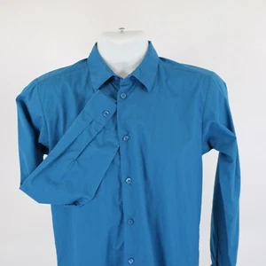 Dockers Teal Collared Dress Shirt Boys Size 18 - Picture 1 of 8