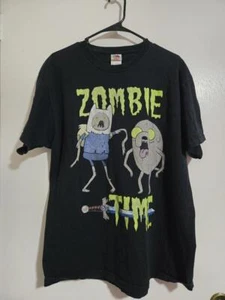 X-Large - Shirt Short Sleeve Zombie Time print tee #E84e - Picture 1 of 3