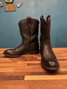 Ariat Women’s Western Cowboy Boots Black Leather Rubber Sole Size 8B #14501 - Picture 1 of 11