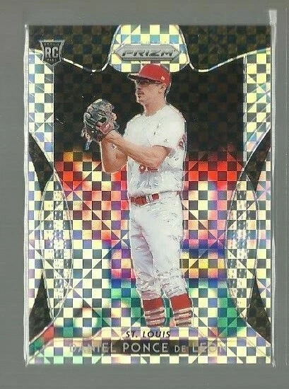 2019 Panini Prizm Prizms Power Plaid #44 Daniel Ponce de Leon 16/75 (ref 73130) - Image 1 of 1