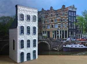 KLM Bols Delft Blue Miniature House - Number 27 - Picture 1 of 7