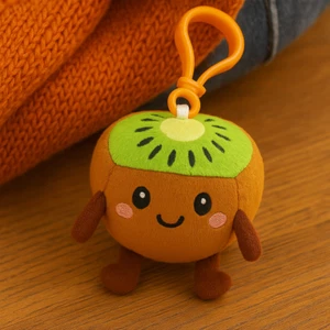Foodies Kiwi Peluche Portachiavi - Carino Accessorio Borsa Clip-On per Bambini e Adulti - Foto 1 di 3
