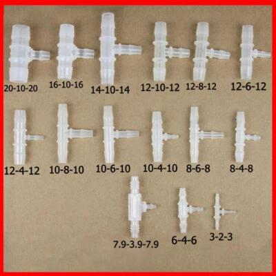 MARKENLOS T-Stück Reduziert Schlauchverbinder Kunststoff Verbinder Schlauchtülle Nippel