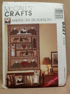 Patrón de costura McCall's 8327 para decoración rústica de invierno - SIN CORTAR - Imagen 1 de 1