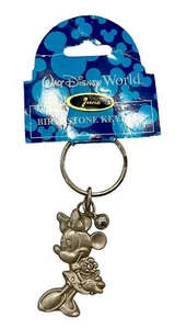 Walt Disney World June Birthstone Key Ring Key Chain Bell, NEW - Picture 1 of 2