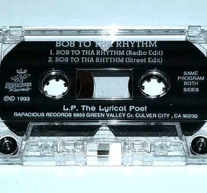 LYRICAL POET Bob to Rhythm TAPE CASSETTE 1993 Rap G FUNK nwa 12" 2pac wu tang lp - Picture 1 of 4