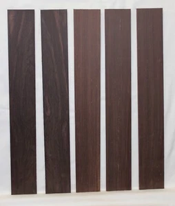 Madagascar rosewood guitar fingerboard blanks. B grade, minor flaws - Picture 1 of 9