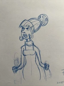 Despicable Me 2 Dibujo de Producción Original de Lucy por el Artista de Storyboard Frank F - Imagen 1 de 2