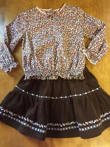 Janie & Jack stilvolles Folklore Herbst Thanksgiving Top 18-24 m Rock 12-18 m Rarität gebraucht, in einwandfreiem Zustand - Bild 1 von 12