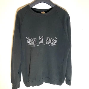 Vintage 1991 Boyz N The Hood Sweatshirt *RARE* Black Rap Hip-Hop Movie / Large - Picture 1 of 4