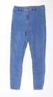F&F Womens Blue Cotton Jegging Jeans Size 12 L27 in Regular
