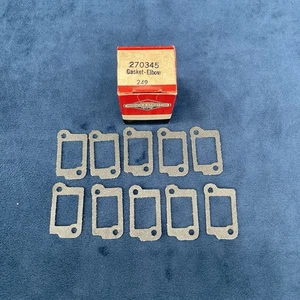 10x Briggs & Stratton 270345 Intake Elbow Gasket NOS - Picture 1 of 4