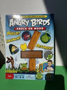 Angry Birds Knock On Wood Game New Sealed 2010 Mattel - Picture 1 of 6