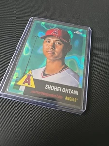 Shohei OHTANI 2022 Platinum Anniversary Aqua Lava Refractor 002/299 - Picture 1 of 9