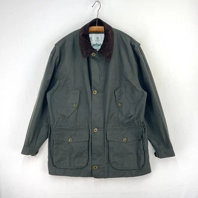 Chaqueta de Cera Barbour Endurance Para Hombres 42 Grande Verde Militar Campo Ártico Clásica Foto 1 de 4