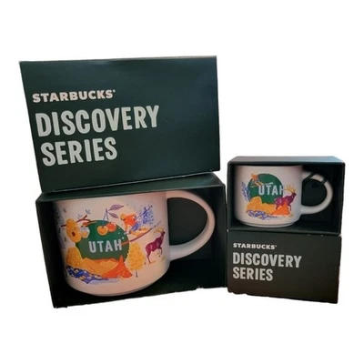 Juego de tazas Starbucks Discovery Series Utah taza de café adorno recuerdo regalo Foto 1 de 3