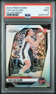 Panini Prizm WNBA 2024 Caitlin Clark #22 Silver Prizm RC PSA 9 - Imagen 1 de 2
