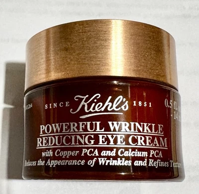 KIEHL’S Powerful Wrinkle Reducing Eye Cream, 0.5oz/14ml, NWOB - Image 1 of 4