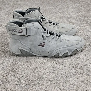 DBeck Herren Hoch Turnschuhe Wildleder Grau 6 US - Bild 1 von 10