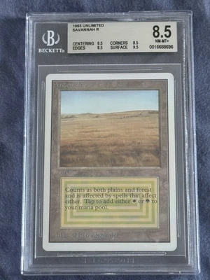 SAVANNAH Unlimited Rare Reserved List BGS 8.5 Beckett MTG Graded - Image 1 of 2