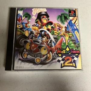 Motor Toon Grand Prix 2 PS1 Playstation 1 für JP Import US-Verkäufer CIB!! - Bild 1 von 7