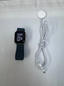 Apple Watch SE 2nd Gen (GPS) 40MM Starlight Aluminum Case Lake Green Sport Loop - Picture 1 of 6