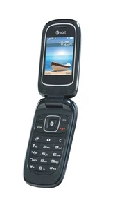 AT&T Z222 Prepaid 3G Flip Cell Phone 2.2" Display, Camera, Bluetooth – Brand New - Picture 1 of 6