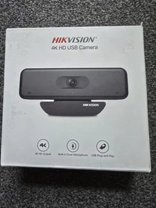 Hikvision DS-U18 Professional 4K HD Web Camera with Built-in Microphone - Afbeelding 1 van 4