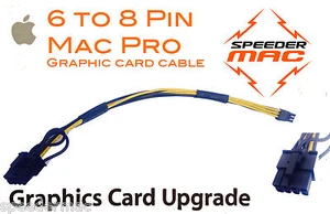  Cable alimentation carte graphique Mac Pro mini 6pin/ 8Pin connecteur - Afbeelding 1 van 1