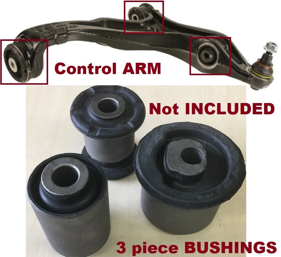 0L0009 3pc Bushings fit 2004 - 2008 Volkswagen Touareg Front Lower Control Arm - Image 1 of 1