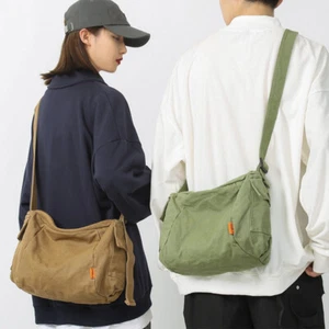Womens Canvas Crossbody Purse Small Tote Bag Lightweight Shoulder Handbag Travel - Picture 1 of 10
