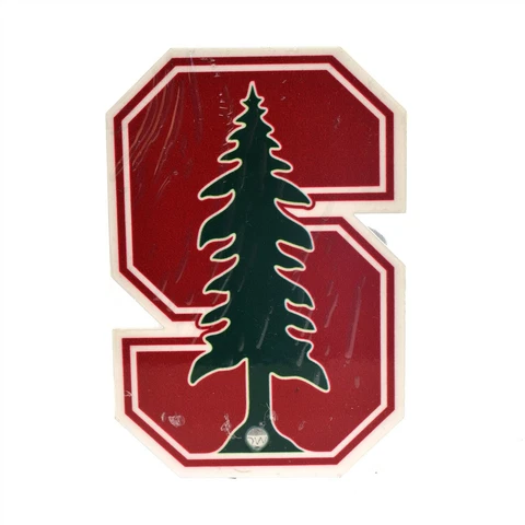 Stanford University Cardinals 4.25" S Magnet NEW White Red Cover