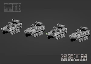 1/700 [US Army] M1134ATGM Anti Tank Armored Vehicle 4pcs - Picture 1 of 3
