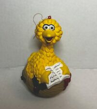 Vintage Sesame Street Big Bird Nest Christmas Ornament Jim Henson Productions