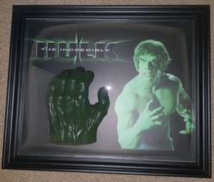 The Incredible Hulk Signed Hand-Lou Ferrigno-Framed-Proof - Picture 1 of 4