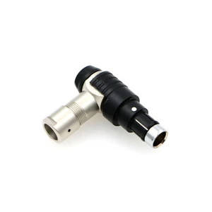 Fischer S102 3 Pin Male Right Angle Connector for ARRI Alexa RED DSMC2 3 O’Clock - Picture 1 of 6