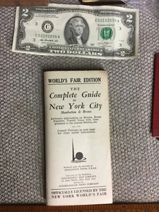 1939 New York World’s Fair Edition Complete Street Guide Manhattan Bronx - Bild 1 von 8