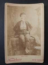 Antique 1890's Newsboy Burlesque Cabinet Photos N566 #27 Minnie Palmer