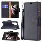 For Samsung S23 /S22 Ultra S20 S21 FE S9 S10 Plus Case Leather Wallet Flip Cover
