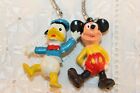 C.1970s Vintage Disney Key Rings Mickey Mouse & Donald Duck (VGC)