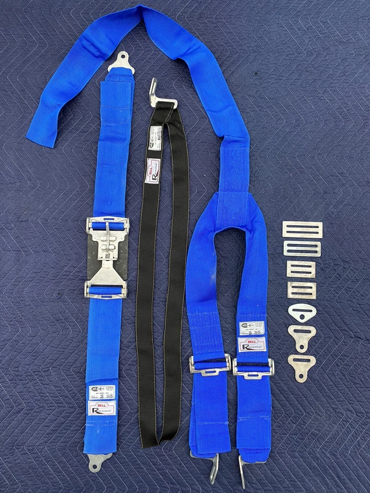 DE COLECCIÓN NOS - BELL RACESTAR RACE STAR 6 PUNTOS 3” ARNÉS DE CARRERAS COCHE SPRINT Foto 1 de 4