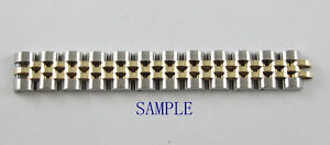 1 Authentic Rolex Lady Watch 18K Gold Stainless Steel Jubilee 10mm Bracelet Link