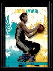 2013-14 Panini Crusade Teal /249 Gordon Hayward Utah Jazz - Bild 1 von 2