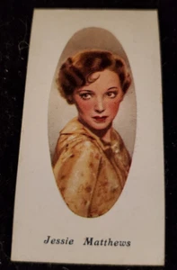 Vintage 1936 SCREEN STARS: JESSIE MATTHEWS - Rare Tobacco Trading Card - Picture 1 of 2