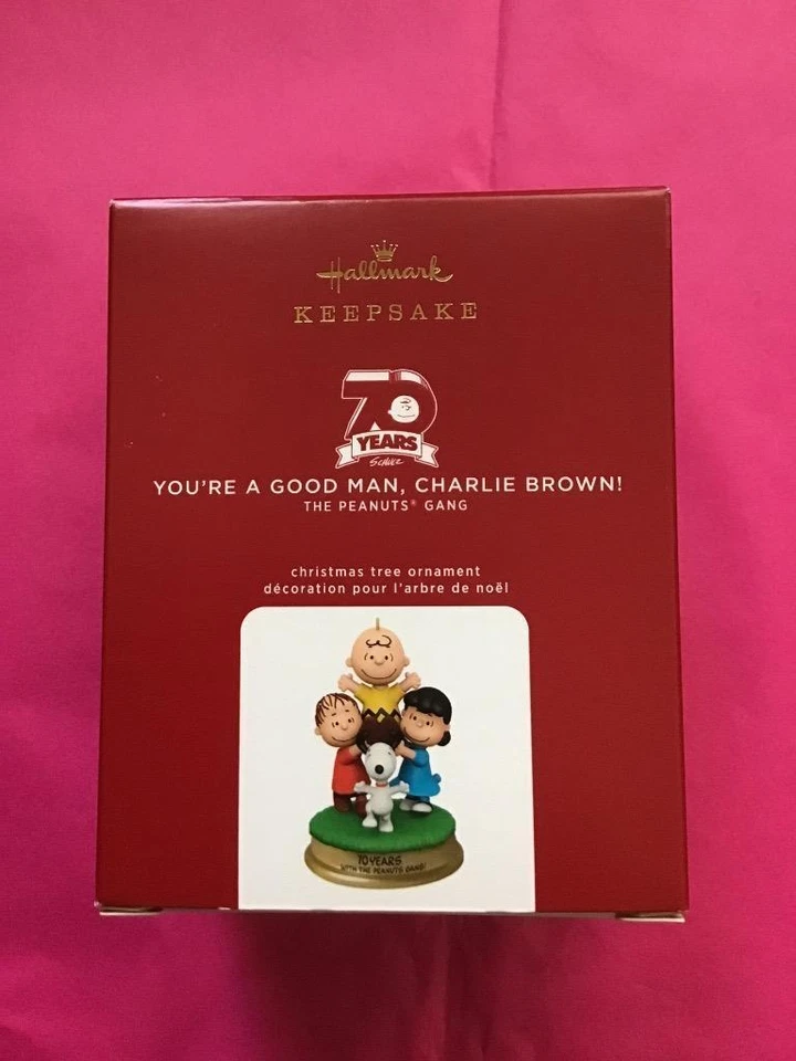 Hallmark Keepsake Ornament 2020 Peanuts You’re a Good Man, Charlie Brown magic
