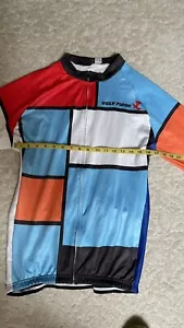 Mens Long Sleeve Cycle Jersey Lined Size Medium - Picture 1 of 2