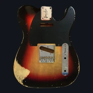 FRANCHIN Mars guitar body Relic Nitro OVER METALLIC LEAF T-type *MADE TO ORDER - Imagen 1 de 8